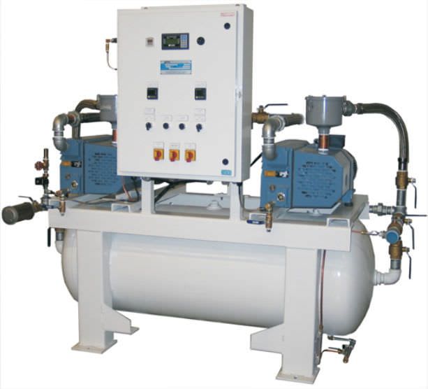 Medical vacuum system / rotary vane / lubricated CP10X2R60-MED Air Power Products